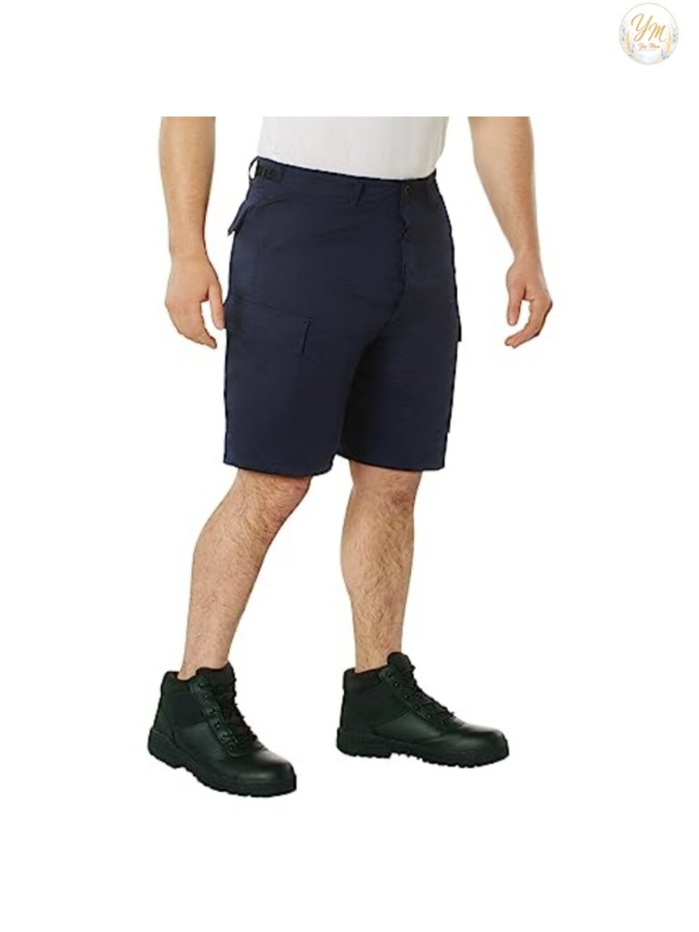 Tactical BDU Cargo Shorts Cotton Polyester Blend Button Fly Adjustable Waist